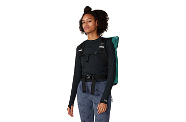 Image of Mountain Hardwear Crater Lake Long Sleeve Crop - Womens, 010, L, 1986771-010-L