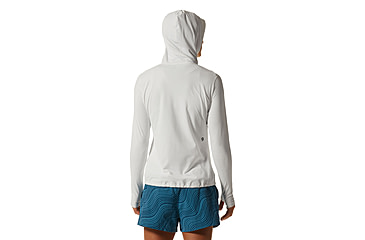 Image of Mountain Hardwear Crater Lake Long Sleeve Hoody - Women's, Fogbank, S, 1829681-102-S