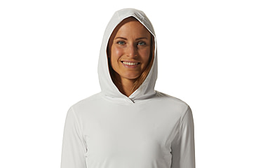 Image of Mountain Hardwear Crater Lake Long Sleeve Hoody - Women's, Fogbank, S, 1829681-102-S