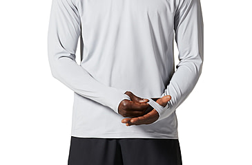 Image of Mountain Hardwear Crater Lake Long Sleeve - Mens, Glacial, Small, 1982421097-S