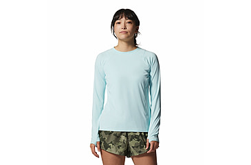 Image of Mountain Hardwear Crater Lake Long Sleeve Top - Womens, Pale Ice, Extra Large, 1982721428-Pale Ice-XL