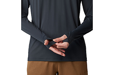Image of Mountain Hardwear Crater Lake Long Sleeve Tops - Mens, 004, XL, 1982421-004-XL