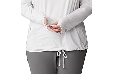 Image of Mountain Hardwear Crater Lake LS Hoody - Womens Extended, 102, 1X, 1829682-102-1X