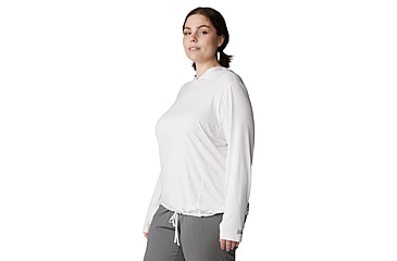 Image of Mountain Hardwear Crater Lake LS Hoody - Womens Extended, 102, 1X, 1829682-102-1X
