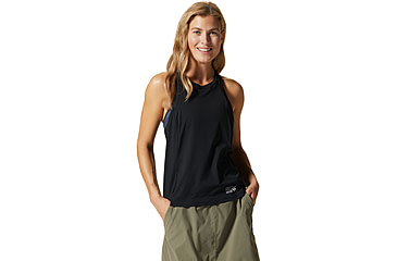 Image of Mountain Hardwear Crater Lake Tank Tops - Women's, Black, XS, 1986781-010-XS