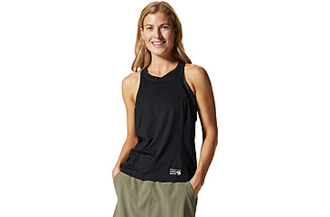 Image of Mountain Hardwear Crater Lake Tank Tops - Women's, Black, XS, 1986781-010-XS