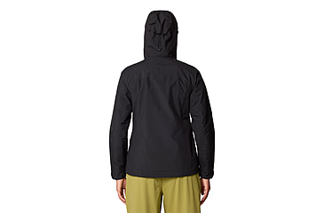 Image of Mountain Hardwear Dry Times Hooded Jacket - Womens, Black, L, 190423045914