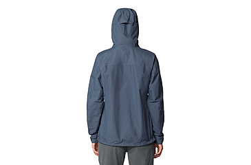 Image of Mountain Hardwear Dry Times Hooded Jacket - Womens, Moon Blue, S, 190423045884