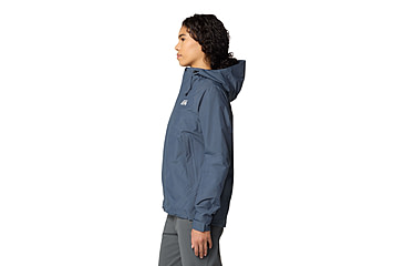 Image of Mountain Hardwear Dry Times Hooded Jacket - Womens, Moon Blue, S, 190423045884
