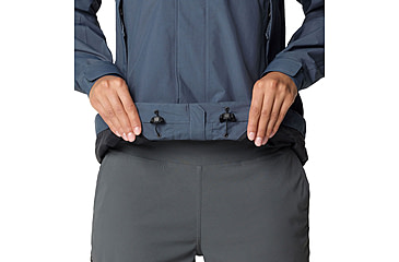 Image of Mountain Hardwear Dry Times Hooded Jacket - Womens, Moon Blue, S, 190423045884