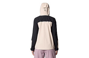 Image of Mountain Hardwear Dry Times Hooded Jacket - Womens, Talc, Black, XL, 190423045792