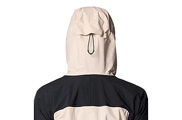 Image of Mountain Hardwear Dry Times Hooded Jacket - Womens, Talc, Black, XL, 190423045792