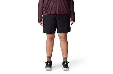 Image of Mountain Hardwear Dynama Extended Bermuda - Women's, Black, 3XxR, 2095492-010-3XxR