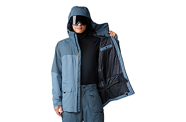 Image of Mountain Hardwear Firefall Insulated Jacket - Mens, Asiatic Blue/Montauk Blue, Large, 2077191444-L