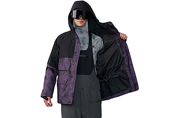 Image of Mountain Hardwear First Tracks Jacket - Mens, Blurple Ice Dye Print, Large, 2043331598BIDP-L