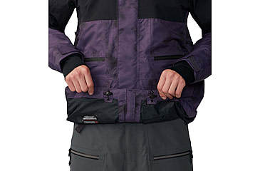 Image of Mountain Hardwear First Tracks Jacket - Mens, Blurple Ice Dye Print, Large, 2043331598BIDP-L
