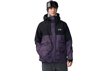 Image of Mountain Hardwear First Tracks Jacket - Mens, Blurple Ice Dye Print, Large, 2043331598BIDP-L