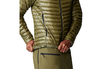 Image of Mountain Hardwear Ghost Whisperer Hoody - Men's, Combat Green, S, 2104451-353-S