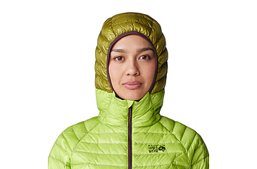 Image of Mountain Hardwear Ghost Whisperer Hoody - Womens, Citron Glow, Extra Large, 2104731378-XL