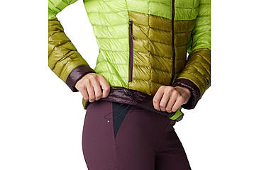 Image of Mountain Hardwear Ghost Whisperer Hoody - Womens, Citron Glow, Extra Large, 2104731378-XL