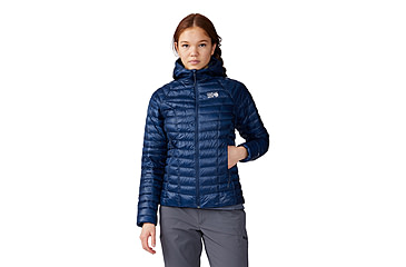 Image of Mountain Hardwear Ghost Whisperer Hoody - Womens, Outer Dark, Small, 2104731401-S