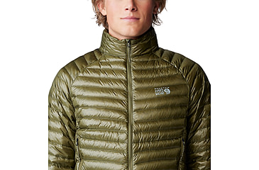 Image of Mountain Hardwear Ghost Whisperer Jacket - Men's, Combat Green, S, 2104461-353-S