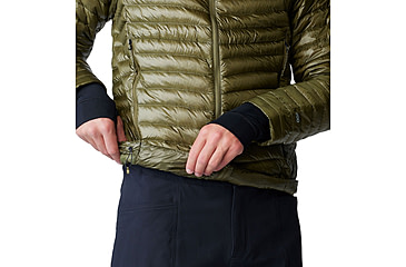 Image of Mountain Hardwear Ghost Whisperer Jacket - Men's, Combat Green, S, 2104461-353-S