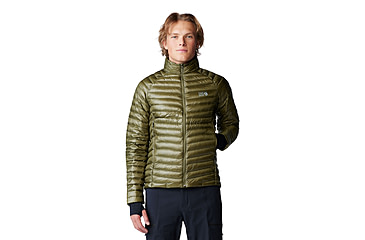 Image of Mountain Hardwear Ghost Whisperer Jacket - Men's, Combat Green, S, 2104461-353-S