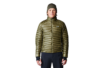 Image of Mountain Hardwear Ghost Whisperer Jacket - Men's, Combat Green, S, 2104461-353-S
