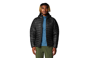 Image of Mountain Hardwear Ghost Whisperer UL Hood Jacket - Men's, Black, M, 2092051-010-M