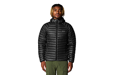 Image of Mountain Hardwear Ghost Whisperer UL Hood Jacket - Men's, Black, M, 2092051-010-M