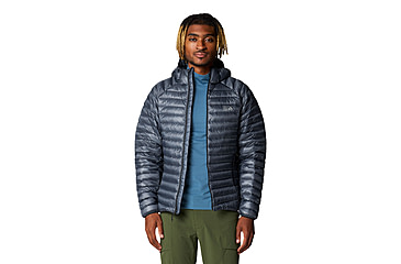 Image of Mountain Hardwear Ghost Whisperer UL Hood Jacket - Men's, Blue Slate, XXL, 2092051-417-XXL