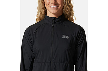Image of Mountain Hardwear Kor AirShell Full Zip Jacket - Womens, Black, Large, 1985081010-L