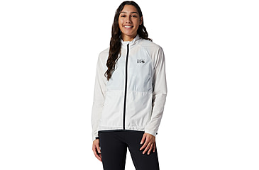 Image of Mountain Hardwear Kor AirShell Full Zip Jacket - Womens, Fogbank, Small, 1985081102-S
