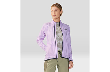 Image of Mountain Hardwear Kor AirShell Full Zip Jacket - Womens, Wisteria, Extra Large, 1985081567-XL