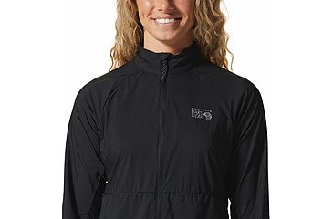Image of Mountain Hardwear Kor AirShell Full Zip Jackets - Womens, Black, Medium, 1985081010-BLACK-M