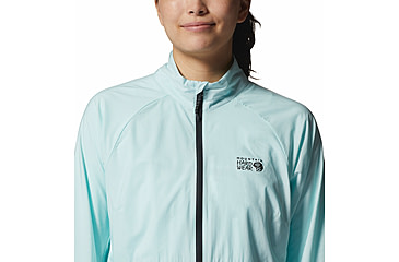 Image of Mountain Hardwear Kor AirShell Full Zip Jackets - Womens, Pale Ice, Extra Large, 1985081428-Pale Ice-XL