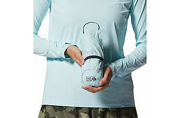 Image of Mountain Hardwear Kor AirShell Full Zip Jackets - Womens, Pale Ice, Extra Large, 1985081428-Pale Ice-XL