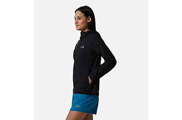 Image of Mountain Hardwear Kor AirShell Hood Jacket - Womens, Black, Extra Large, 1985071010-XL