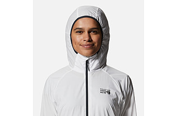 Image of Mountain Hardwear Kor AirShell Hood Jacket - Womens, Fogbank, Medium, 1985071102-M