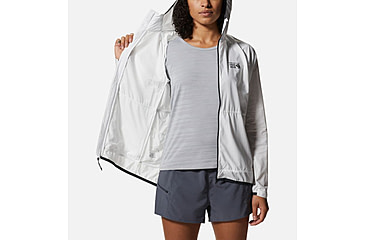Image of Mountain Hardwear Kor AirShell Hood Jacket - Womens, Fogbank, Medium, 1985071102-M