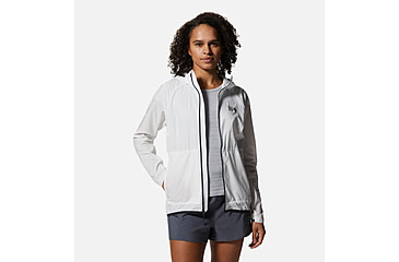 Image of Mountain Hardwear Kor AirShell Hood Jacket - Womens, Fogbank, Medium, 1985071102-M