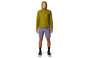 Image of Mountain Hardwear Kor AirShell Hooded Jacket - Men's, Vetiver, XL, 2123781-379-XL