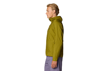 Image of Mountain Hardwear Kor AirShell Hooded Jacket - Men's, Vetiver, XL, 2123781-379-XL