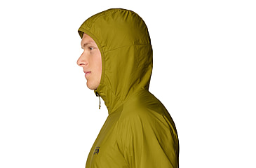 Image of Mountain Hardwear Kor AirShell Hooded Jacket - Men's, Vetiver, XL, 2123781-379-XL