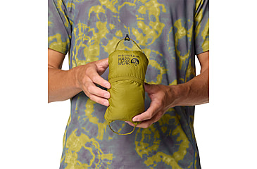 Image of Mountain Hardwear Kor AirShell Hooded Jacket - Men's, Vetiver, XL, 2123781-379-XL