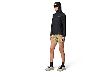 Image of Mountain Hardwear Kor Airshell Hooded Jacket - Womens, Black, XS, 190423039821