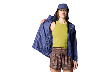 Image of Mountain Hardwear Kor Airshell Hooded Jacket - Womens, Lapis Dusk, XS, 190423039777