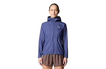 Image of Mountain Hardwear Kor Airshell Hooded Jacket - Womens, Lapis Dusk, XS, 190423039777