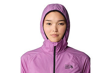 Image of Mountain Hardwear Kor Airshell Hooded Jacket - Womens, Lilac Glow, XL, 190423039715